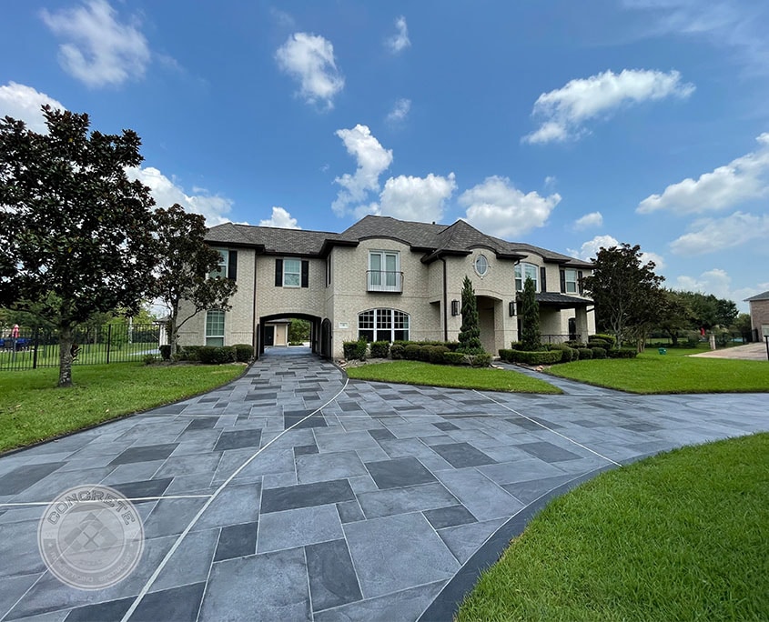 Driveway floor resurfacing